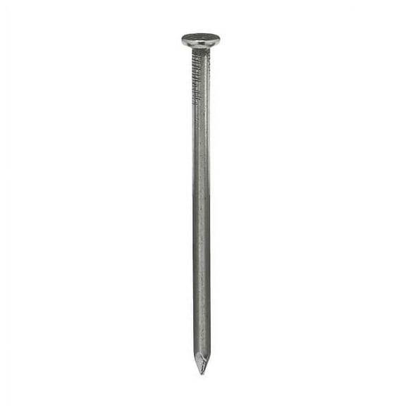 Common Nail, 2-1/2 in L, 8D, Steel, Bright Finish, 10.25 ga, 455 PK