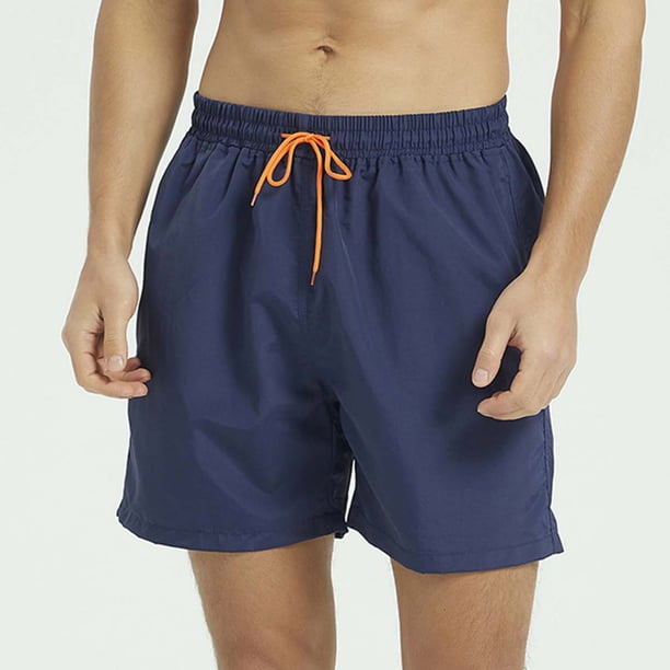 pstuiky Abreviatura para hombres, Pantalones cortos deportivos casuales de moda para hombre, elásticos, de cintura media y con cordones. Pantalones cortos cargo