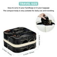 thumbnail image 5 of Bat Travel Portable Square Necklace Organizer Jewelry Box Earring Holder for Girls and Women - Store Rings, Earrings, Necklaces, Bracelets, and More, 5 of 6