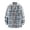 Light Blue, variant on Men Fashion Casual Square Printing Lightweight Breathable Long Sleeve Lapel Formal Shirt Yellow 4XL
