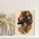 thumbnail image 2 of Qisvanset Framed Canvas Wall Art 12x16 Inch Wildflower Jesus Spring Apartment Floral Art, 2 of 5
