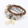 thumbnail image 1 of Fiudx Pulseras de Cuentas Multicapa para Mujer, Pulsera Multicolor Florida y Genial, 1 of 3