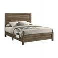 thumbnail image 4 of Dark Walnut Wood Panel Bed in Eastern King (King) Size, 4 of 4