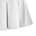 thumbnail image 3 of Vestido Plisado Corto De Mujer Vestido Plisado De Cintura Elástica De Color Puro De Talle Alto Para Verano Primavera Otoño Blanco M, 3 of 8
