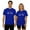 Women-Blue, variant on KHONTS Couple Valentine's Day T Shirts Men and Women Crew Neck Short Sleeve Tops Heart Printed Sweat Tees Women-Yellow XL