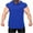 Blue, variant on ZyeKqe Mens Tank Tops Cap Sleeve Shirts Solid Color T Shirts Loose Fitted Muscle Tees