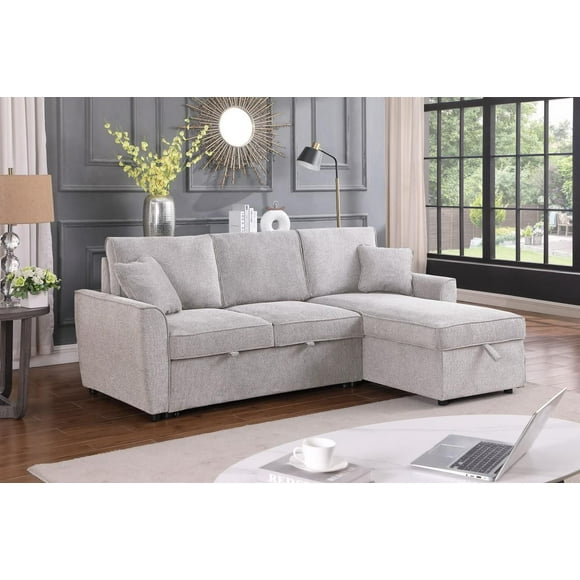 Ross Sleeper Sofa Bed, Beige