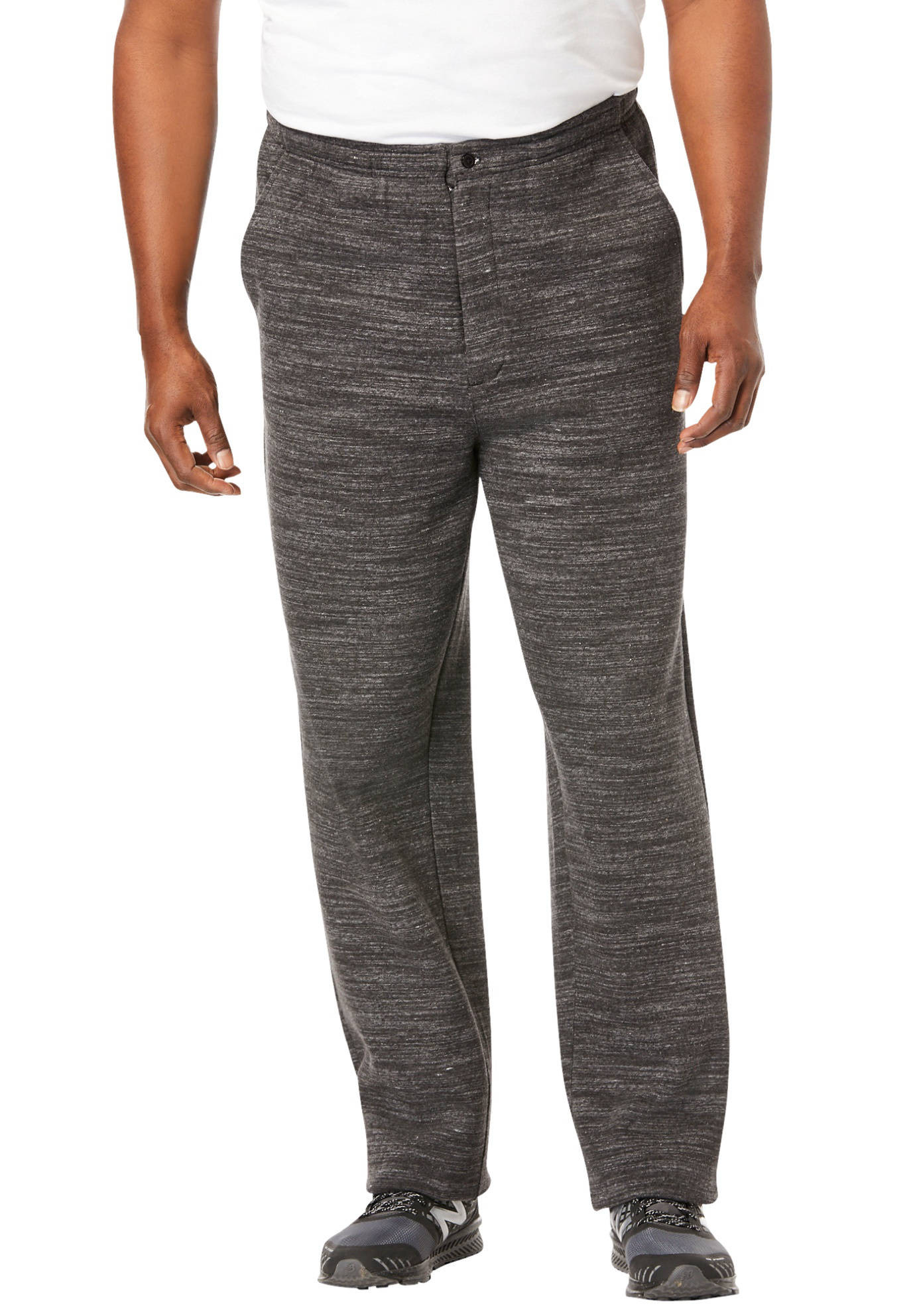 Tall Fleece Zip Fly Pants 