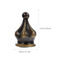 4pcs Lamp Finial 10mm Inner Thread Lamp Decoration Light Knob Decor Supply