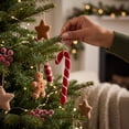 thumbnail image 4 of JHRGJIO Christmas Cane Ornament, Festive Decoration Accent, Christmas Tree Hanging Ornament for Indoor Party Living Room Mantel Winter Decor, 4 of 5