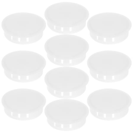 GAXIRE Shelf Plug Hole Divider Plastic Hole Plugs White Decoration Furniture Assemblers 10pcs