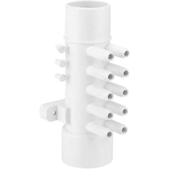 Spa Manifold, 1.5 Inch 10mm 10 Port Pvc Swimming Pool Pipe Manifold Swim Corrosion Resistant More Durable