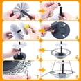 thumbnail image 3 of Hanging Solar Bird Bath Fountain, Solar Powered Cascading Outdoor Water Fountain, Hanging Bird Bath with Water for Outdoors Garden Patio Backyard Lawn Decor, 3 of 7