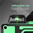 thumbnail image 3 of Lottomr Nivel 12 Líneas 3D Verde Rojo Verde Alta Precisión Lottomr Haz Línea Autonivelante Herramienta De Medida Us/Eu/Uk/Au 360 ° Yuarrent TO005131-00, 3 of 7