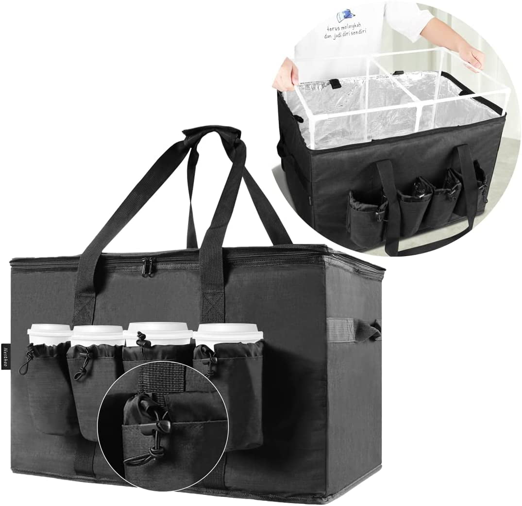 buy-self-standing-insulated-food-delivery-bag-with-cup-holdersdrink