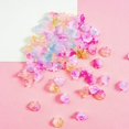 thumbnail image 4 of Cuentas de flores de cristal checo, 100 cuentas de flores de cristal de 0,47 pulgadas de profundidad para hacer joyas y manualidades, cuentas espaciadoras de flores de campana a granel en 6 colores de, 4 of 7