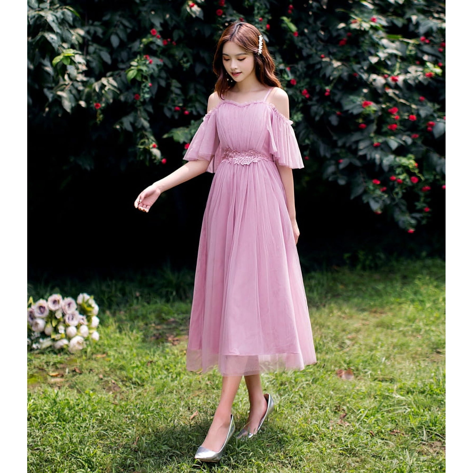slimming bridesmaid dresses White Satin Short Prom Dress with Pockets – loveangeldress main image 1