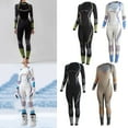 thumbnail image 2 of A Suit Of Quick Dry Clothes Ski Quick Drying Clothes Base Layers Warm Clothes Ski Wear Underwear Womens Breathable Sweat-Wicking Green L, 2 of 8