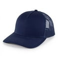 thumbnail image 2 of Blank and Custom Outdoor Cap OC571 Premium 5-Panel Trucker Cap-Navy/Navy, 2 of 4