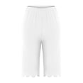 thumbnail image 6 of HAPIMO Sales Women's Yoga Capris High Waist Tummy Control Workout Pants Pockets Stretch Athletic Slimming Running Yoga Leggings for Women White XXL, 6 of 7