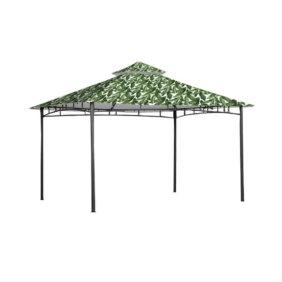 Garden Winds Replacement Canopy Top Cover for the Roof Style House Gazebo -Standard 350 - Palm