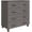 Light Gray, variant on Solid Wood Pine Sideboard with 5 Drawers, White 31.1"x15.7"x31.5" Storage Cabinet for Living Room, Modern Highboard with Smooth Sliding Drawers and Sturdy Tabletop