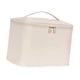 thumbnail image 3 of Bolsa de cosméticos, neceser, organizador con asa y divisor, bolsa de viaje grande Beige, 3 of 9