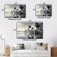 thumbnail image 4 of Designart "Misty Morning in the Dominican" Nautical & Beach Metal Art Print Set, 4 of 5