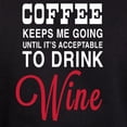 thumbnail image 3 of CafePress - Coffee Keeps Me Going Until It's Acceptable To Dri - Pullover Hoodie, Classic, Comfortable Hooded Sweatshirt, 3 of 4