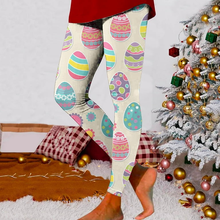 Ugly Christmas Leggings for Women Petite Yoga Pants Gym Pants Women Stretch Pants Women s Leggings Fitness Running Sports Length Active Pants Full Length Pants Walmart