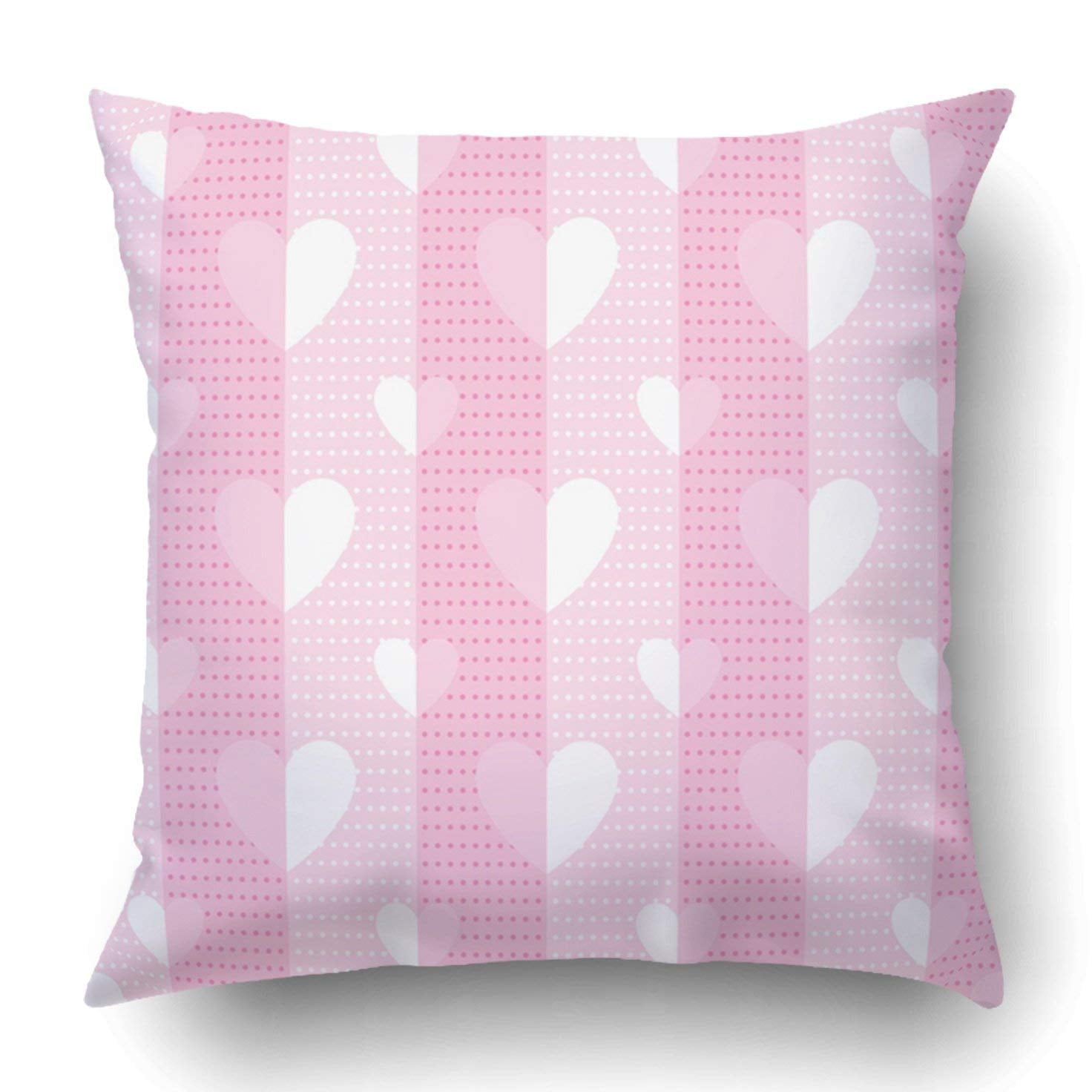 BPBOP Girly Sweet With Love Hearts Pattern In Pink And White For