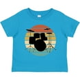 thumbnail image 3 of Inktastic Drum Set Retro Drummer Sunset Boys or Girls Toddler T-Shirt, 3 of 5