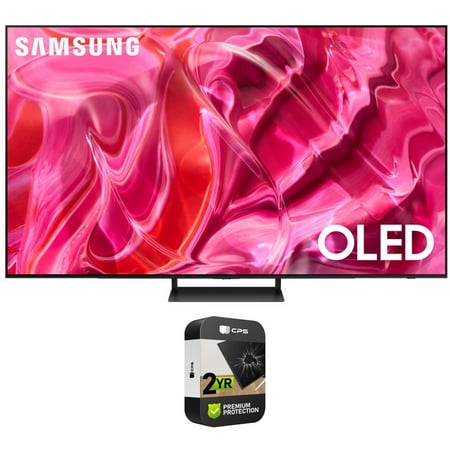 Samsung QN65S90CAFXZA 65 Inch OLED 4K Smart TV 2023 (Renewed) Bundle with 2 Year Warranty