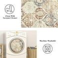 thumbnail image 3 of Moroccan Trellis Washable Rug, Kitchen Rugs for Entryway Bathroom, Non-Slip Indoor Door Mat Ultra-Thin, Small Oriental Throw Carpet for Bedroom Entry, 3 of 6