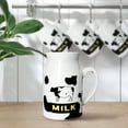 thumbnail image 6 of Uten Coffee Mugs Set of 4, 14oz White Ceramic Cup for Coffee, Milk, Tea, 6 of 7