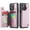 Pink, variant on For iPhone 13 Pro Max Case with Card Holder, Wallet Case for Women Men with RFID Blocking, Durable Leather Kickstand Magnetic Clasp Shockproof Phone Case for iPhone 13 Pro Max