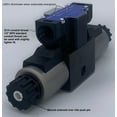 thumbnail image 4 of Hydraulic Electrical Solenoid Valve D03 (NG6) 21 GPM 4560 psi Wiring Box 3-Position Soft Shift 110VAC (Balers and Compactors) (C-All Ports Closed in Center Position), 4 of 16