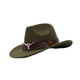 thumbnail image 2 of Sombrero de vaquero elegante, sombrero de vaquera para vacaciones, hombres, mujeres, viajes, rendimiento. Verde, 2 of 9