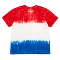 thumbnail image 2 of Marvel Avengers Spider-Man Iron Man Captain America July 4th Matching Family T-Shirt Tie Dye Adult, 2 of 5
