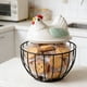thumbnail image 5 of Uuiauoio Chicken Wire Egg Baskets, Rustic Metal Egg Baskets for Fresh Eggs, Egg Holder Countertop Basket with, 5 of 6