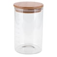 thumbnail image 1 of Food Storage Jar with Bamboo Lid High Borosilicate Glass Food Container for Kitchen800ml, 1 of 14
