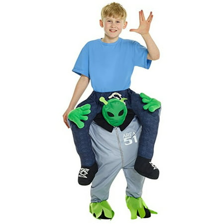 Alien Piggyback Halloween Costume Kids