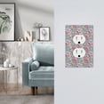 thumbnail image 5 of Disketp Watercolor Butterflies Decorator Light Switch or Receptacle Outlet Wall Plate Decorator Wall Plate Child Safe Outlet Cover-Style S, 5 of 6