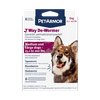 PETARMOR 7 Way De-Wormer (Pyrantel Pamoate and Praziquantel) for Medium and Large Dogs, 25.1-200 lbs, 6 Chewable Tablets
