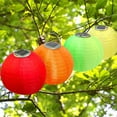 thumbnail image 4 of sunsanly Solar Chinese Lantern Hanging Lamp IP44 Waterproof Automatic Charging Outdoor Indoor Hanging Solar Lantern LED Garden Decorative Light, 4 of 7
