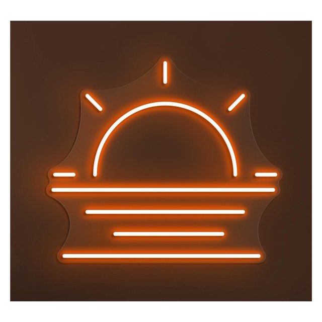 Letrero De Neón LED Para Atardecer Y Amanecer, Océano, Playa, Mar, Naturaleza, Decoración Pared, Sala Juegos, Dormitorio, Bar, Estar 40cm