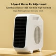 thumbnail image 6 of Snmubt Mini Heater Desktop Office Heater Compact Portable Dormitory Hand Warmer Quick Heat Christmas Gift (White), 6 of 9