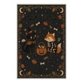 thumbnail image 2 of GENIMO 2'x3' Halloween Doormat, Washable Non Slip Soft Whimsical Cat Outdoor Door Mat for Front Door Covered Porch Patio Entryway, Rustic Black, 2 of 6