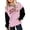 Pink, variant on uikmnh Girls Color Block Brooklyn New York Letter Print Pullover Hoodie Long Sleeve Pocket Sweatshirt Fall Winter Casual Tops Pink,3-4 Years