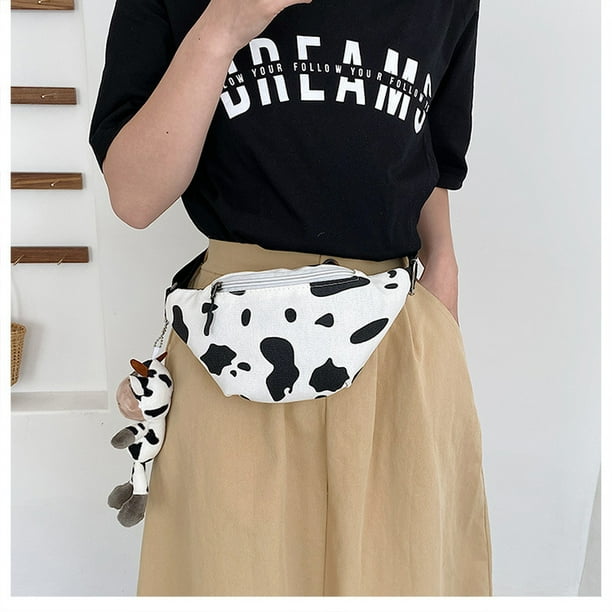 Cow print fanny pack sale